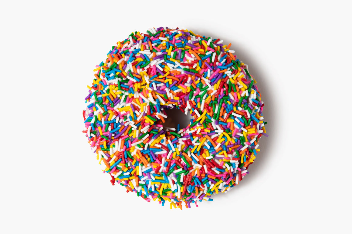 Vegan Gluten Friendly Vanilla Sprinkled Ring